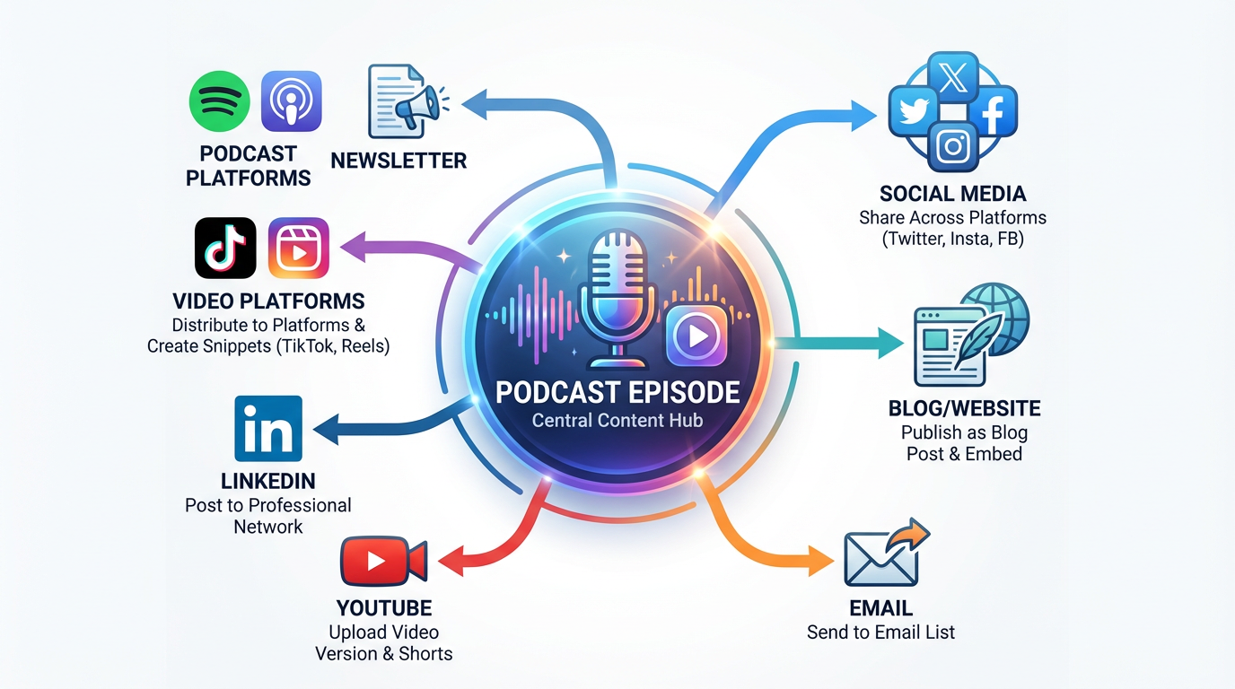 How Podcast Episodes Fuel Your Entire Marketing Ecosystem