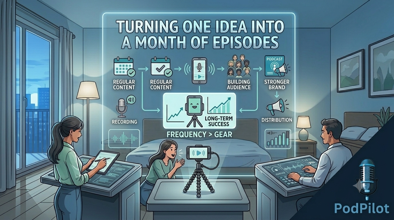 Turning one idea into a month of episodes